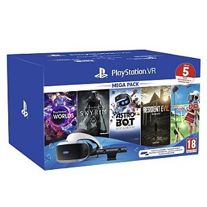 Playstation VR Mega Pack Nacional para PS4 + 5 Jogos