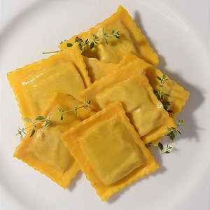 Raviolone de Mix de Cogumelos com Cream Cheese Vegano ao Limone - 500g