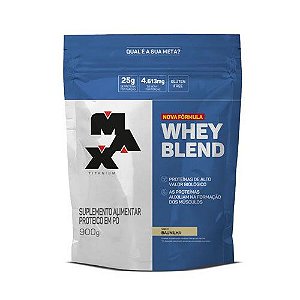 WHEY BLEND - 900G (REFIL) - MAX TITANIUM