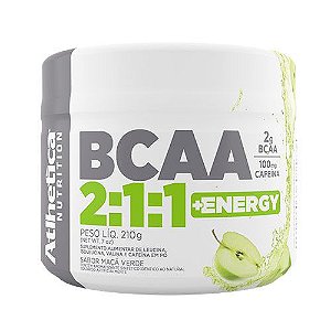 BCAA 2:1:1 + ENERGY - 210G - ATLHETICA NUTRITION