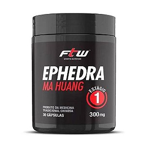 EPHEDRA MA HUANG 300MG - 30 CÁPSULAS - FTW SPORTS NUTRITION