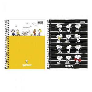 Caderno Espiral Colegial Snoop - 10 matérias TILIBRA