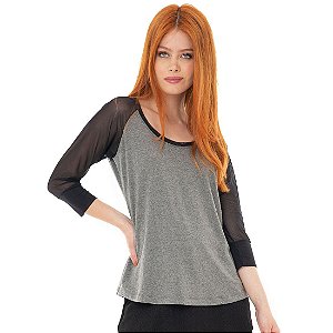 Camiseta Raglan Tule• Mescla