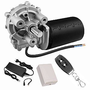 Motoredutor 12V DC 20 RPM + Fonte e Remoto - MB02012