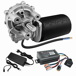 Motoredutor 12V DC 40 RPM + Fonte e PWM R - MB24012