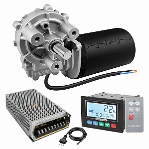 Motoredutor 24V DC 40 RPM + Fonte e PWM I - MB24024