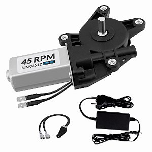 Motoredutor  12V DC - 45 RPM + Fonte - MM04512