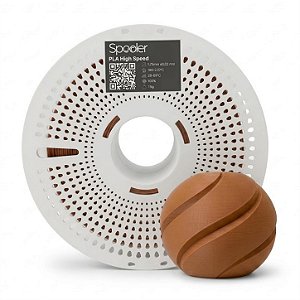 Filamento PLA High Speed Marrom 1kg 1,75mm - Spooler