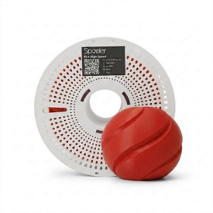 Filamento PLA High Speed Vermelho 1kg 1,75mm - Spooler