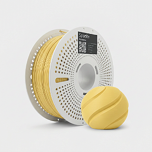 Filamento PLA Matte Amarelo Creme 1kg 1,75mm - Spooler