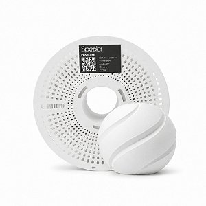 Filamento PLA Matte Branco Gesso 1kg 1,75mm - Spooler