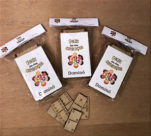 Dominó para Lembrancinha, personalizado Dia das Crianças.