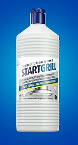 LIMPA COIFA, CHAPA, MÁQUINAS DE ASSAR, GRELHAS - DETERGENTE DESINCRUSTANTE ÁCIDO 1L CONCENTRADO -START QUÍMICA -