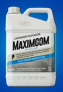 MAXIMOOM FLOTADOR ALCALINO LIMPADOR UNIVERSAL 5 LITROS - LIMPA ESTOFADOS, CARPETES, SOFÁS, PISO, REVESTIMENTO ETC