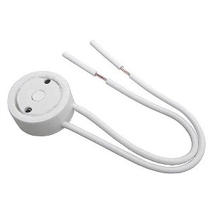 RECEPTACULO SOQUETE LAMPADA COM RABICHO UNID