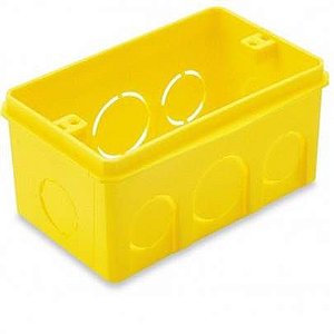 CAIXA PVC 2X4 AMARELA TRAMONTINA