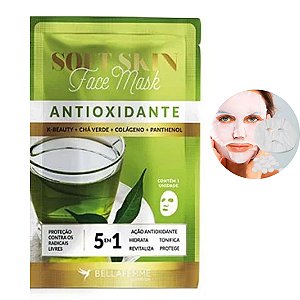 Máscara Facial Antioxidante 5 em 1 Bella Femme
