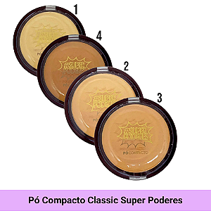 Pó Compacto Classic Cores Claras SuperPoderes