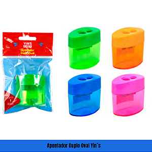 Apontador Duplo Oval Yin´s