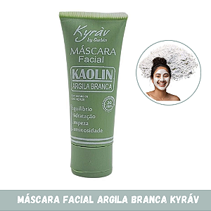 Máscara Facial Argila Branca Kyráv