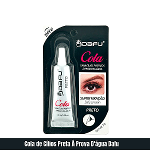 Cola de Cílios Preta Á Prova D'água Dafu