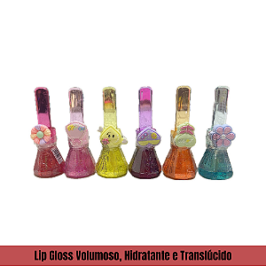 Lip Gloss Volumoso, Hidratante e Translúcido Lua e Neve
