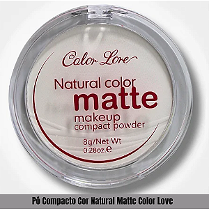 Pó Compacto Cor Natural Matte Color Love