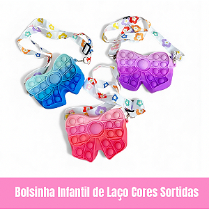 Bolsinha Infantil Laço Cores Sortidas