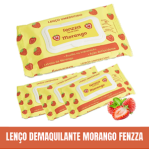 Lenços Umedecidos Morango - Fenzza