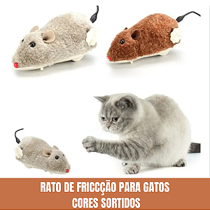 Rato de Brinquedo para Gatos Friccção