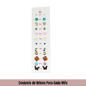 Conjunto de Brinco Para Cada Mes