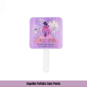 Espelho Fofinho Com Pente