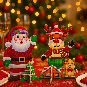 Enfeite de Mesa Natalino Modelos Variados