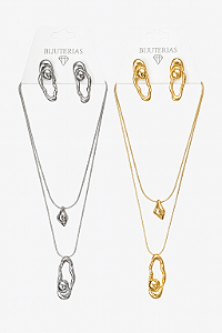 Kit Brinco e Colar Feminino Modelo 05
