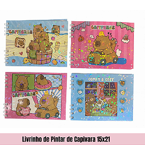 Livrinho de Pintar de Capivara 15x21