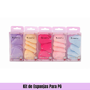 Kit de Esponjas Para Pó