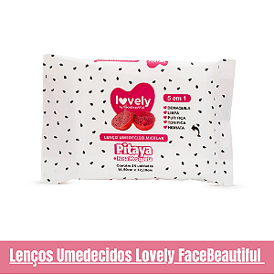 Lenço Umedecido Pitaya + Rosa Mosqueta Face Beautiful