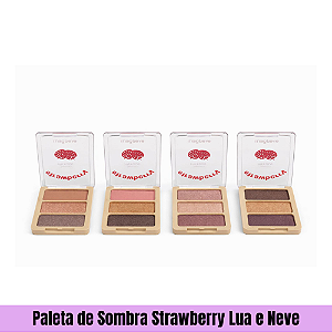Paleta de Sombra Strawberry Lua e Neve