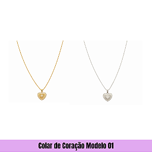 Colar de Coração Modelo 01