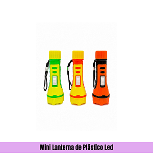 Mini Lanterna de Plástico Led