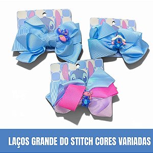 Laço de Cabelo Infantil do Stitch