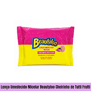 Lenço Umedecido Micelar Beautyloo Cheirinho de Tutti Frutti