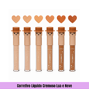 Corretivo Liquido Cremoso Lua e Neve