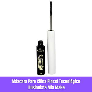 Máscara Para Cílios Pincel Tecnológico Ilusionista Mia Make
