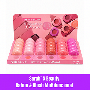 Sarah’s Beauty 2 em 1 – Batom e Blush Cremoso