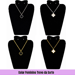 Colar Feminino Trevo da Sorte