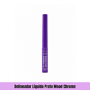 Delineador Líquido Preto Mood Chrome