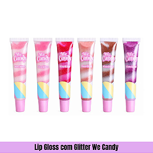 Lip Gloss com Glitter We Candy