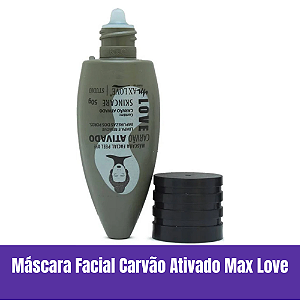Máscara Facial Pell Off Carvão Ativado Max Love