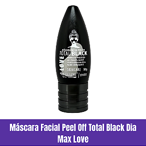 Mascara Facial Peel Off Total Black Dia Max Love